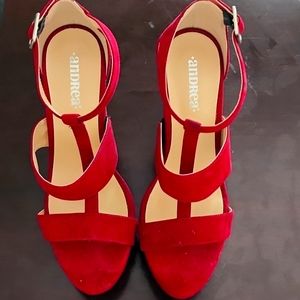 Zapatos andrea color Rojo vino